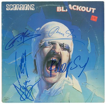 SCORPIONS BLACKOUT サイン入り SCORPIONS BLACKOUT サイン入り SCORPIONS Blackout °°NM°°Japan | eBay
