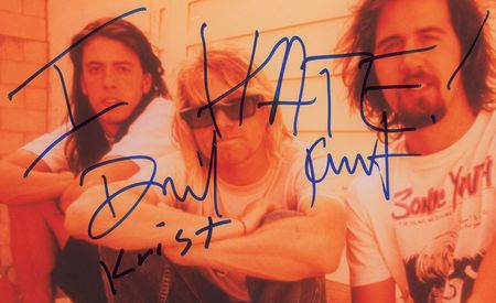 Lot #9350  Nirvana Signed Photograph - Image 2