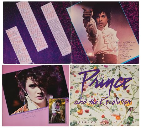Lot #9133 Prince 1984 Purple Rain Tour Book - Image 1