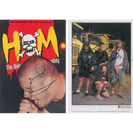 Lot #9261  Pantera Signed Photograph - Image 1