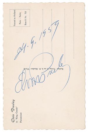 Lot #9188 Elvis Presley Signed Photograph - Image 2