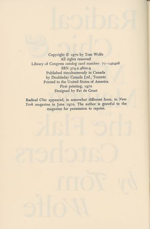 Lot #9559 Tom Wolfe Signed Book - Image 3