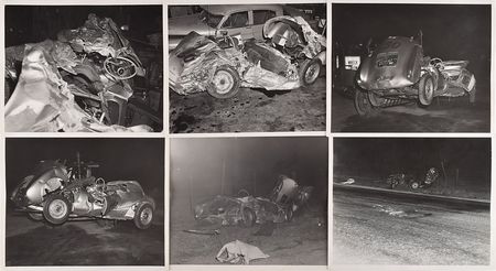 Lot #9517 James Dean Crash Site Photograph Collection - Image 1