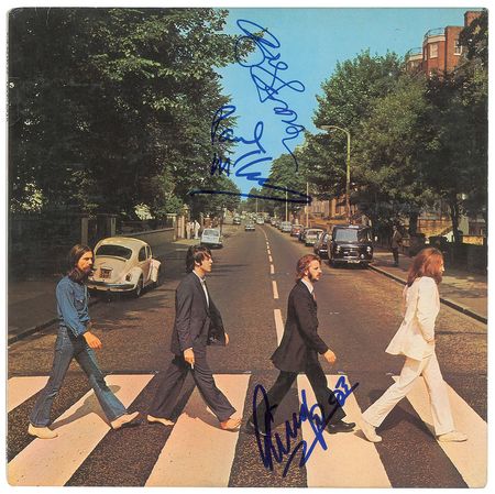 Lot #9311  Beatles: Harrison, McCartney, and Starr Signed Album - Image 1