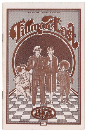 Lot #9063 John Lennon and Frank Zappa Jam Session Fillmore East Program - Image 1