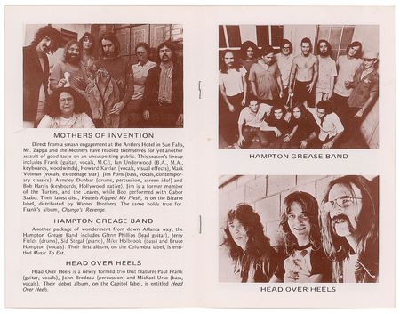 Lot #9063 John Lennon and Frank Zappa Jam Session Fillmore East Program - Image 2
