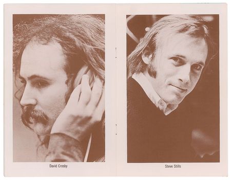 Lot #9006  Crosby, Stills, Nash, & Young Fillmore East Program - Image 1