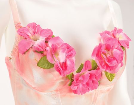 Lot #9270 Miley Cyrus's Screen-Worn Flower Corset from The Voice - Image 3