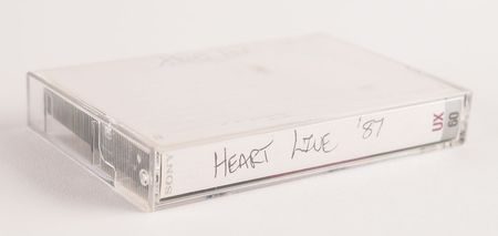 Lot #9238  Heart Live 1987 Sound Board Cassette Tape - Image 1