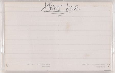 Lot #9238  Heart Live 1987 Sound Board Cassette Tape - Image 2