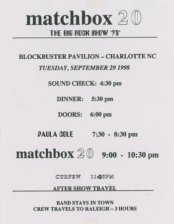 Lot #9259  Matchbox 20 Signed Photograph - Image 2