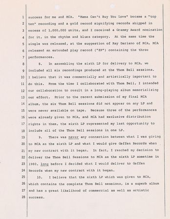 Lot #9239 Elton John Signed Document - Image 4