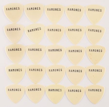 Lot #9156  Ramones Collection of (26) Guitar Picks - Image 1