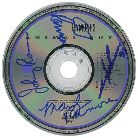 Lot #9177  Ramones Signed CD - Image 1