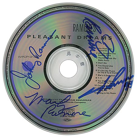 Lot #9178  Ramones Signed CD - Image 1