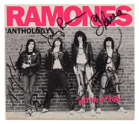 Lot #9181  Ramones Signed CD - Image 1