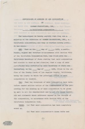 Lot #901 Lou Costello - Image 3