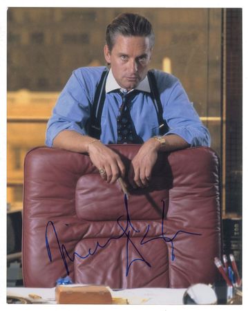 Lot #604 Michael Douglas Photograph - Image 1