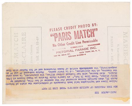 Lot #662 Marilyn Monroe and Arthur Miller Photograph - Image 2