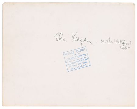 Lot #7302 Elia Kazan Original Photograph by Elliott Erwitt - Image 2