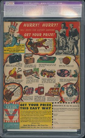 Lot #7570 Batman Comic Book #16 (1943) - CGC Restored 6.5 - Image 2