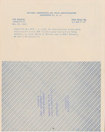 Lot #8042 Scott Carpenter and Wally Schirra - Image 2