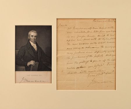 Lot #124 John Marshall: Chief Justice Marshall