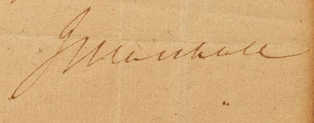 Lot #124 John Marshall: Chief Justice Marshall deals with his 