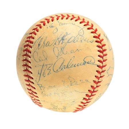 Lot #767 Baltimore Orioles: 1954 Baseball - Image 4