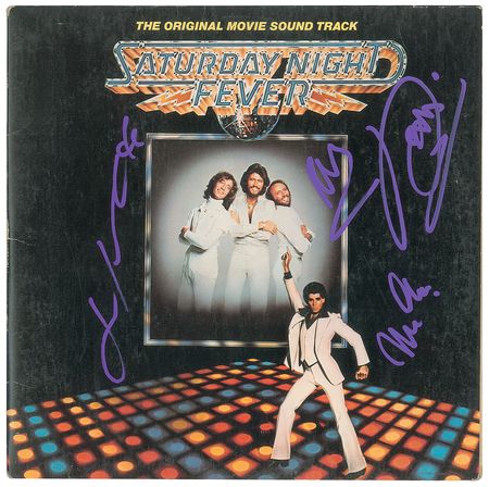 Lot #726 The Bee Gees and John Travolta Signed Album - Image 2