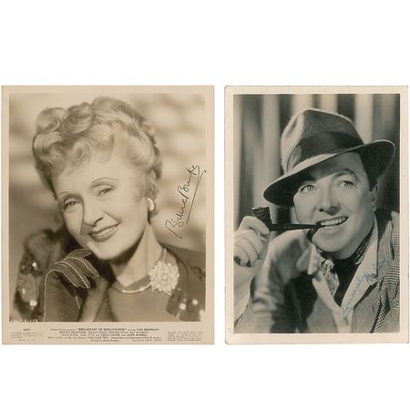 Lot #713 Wizard of Oz: Burke and Haley Signed Photographs - Image 1