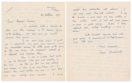 Lot #125 James Chadwick: The neutron's discoverer to the Manhattan Project director - Image 1