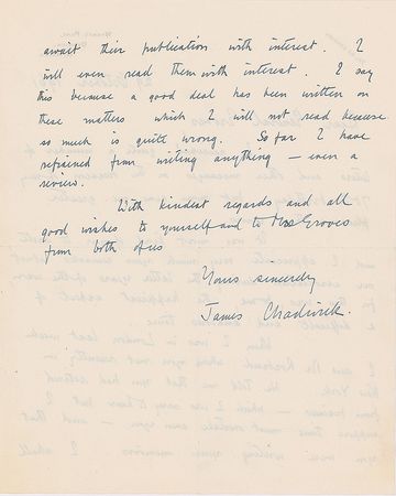 Lot #125 James Chadwick: The neutron's discoverer to the Manhattan Project director - Image 3