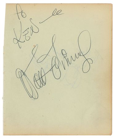 Lot #340 Walt Disney Signature - Image 1