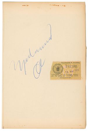 Lot #756 Muhammad Ali Book - Image 2