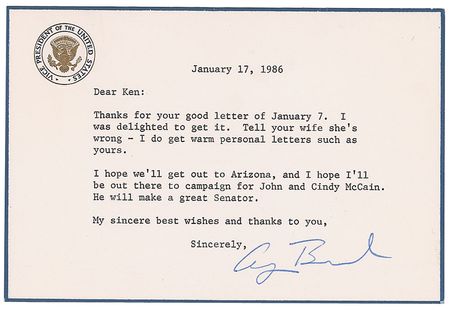 Lot #45 George Bush - Image 1
