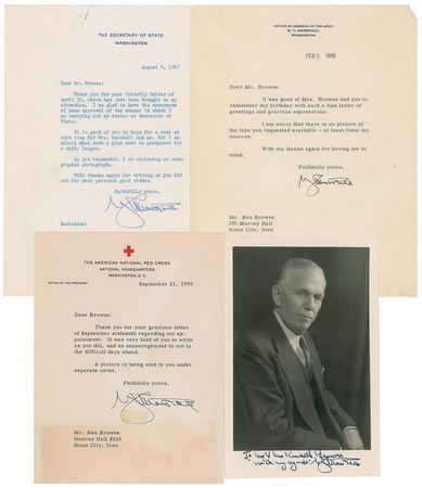 Lot #251 George C. Marshall Group Lot - Image 1