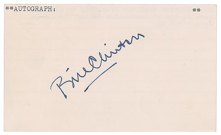 Lot #48 Bill Clinton Signed Photograph and Signature - Image 2
