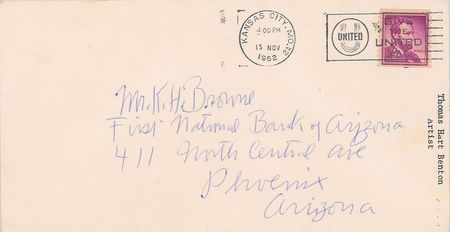 Lot #324 Thomas Hart Benton: 