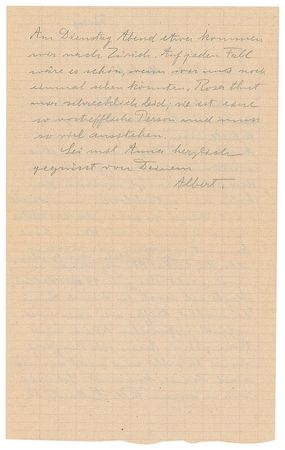 Lot #126 Albert Einstein Handwritten Letter Signed - Image 3