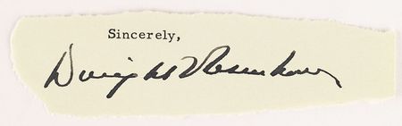 Lot #66 Dwight D. Eisenhower's Personally-Owned 'Mr. President' Golf Ball and Signature Golf Ball and Signature - Image 4