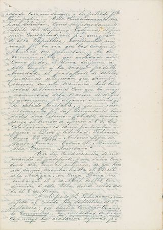 Lot #138 Antonio Lopez de Santa Anna: Santa Anna on his exile from Mexico - Image 4
