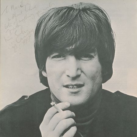 Lot #417 Beatles: The Beatles sign for 