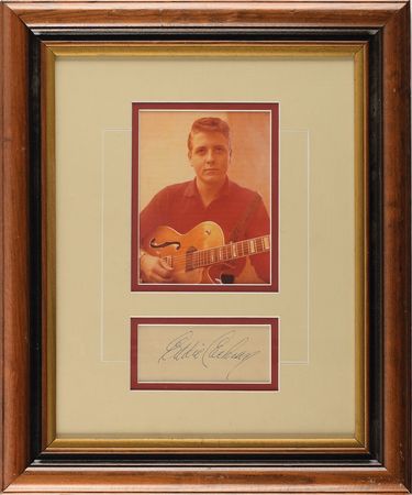 Lot #473 Eddie Cochran Signature - Image 1