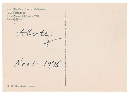 Lot #328 Andre Kertesz - Image 2
