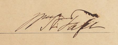 Lot #107 William H. Taft Signed Document - Image 2