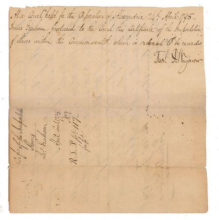 Lot #123 Virginia 'Slave Non-Importation' Document Signed Document - Image 2