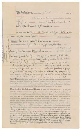 Lot #120 Frederick Douglass Signed Document - Image 3
