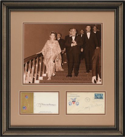 Lot #216 Princess Grace and Prince Rainier Signatures - Image 1