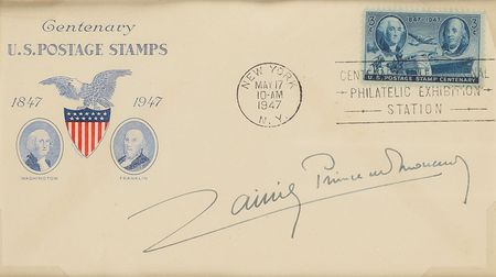 Lot #216 Princess Grace and Prince Rainier Signatures - Image 3